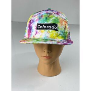 Aksels Tie Dye Colorado Camper Hat Cap Adult Adjustable Multiple Color Blast DC1